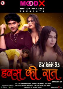 Read more about the article Hawas Ki Raat 2022 MoodX S01E02 Hot Web Series 720p HDRip 250MB Download & Watch Online